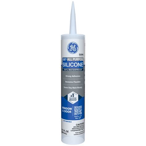 Window and Door All Purpose Silicone Sealant - Clear, 299 ml - balustradellc