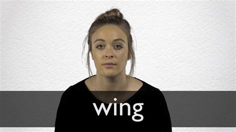 WING Pronunciation in English - Cambridge Dictionary