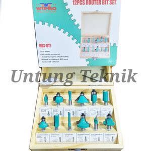 WIPRO Mata Profil Set 12 Pcs Router Bit Set 1/4" … - balustradellc