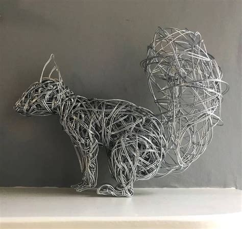 WIRE ANIMAL SCULPTURE - art with ross - muktibox.com