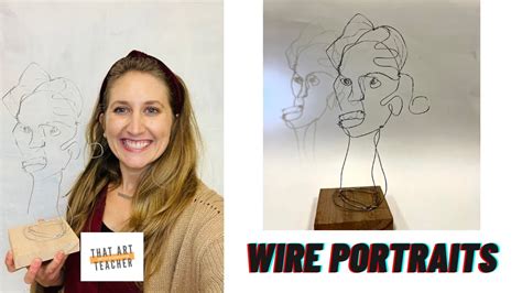 Wire Portrait Tutorial | Wire Sculpting for Beginners - muktibox.com