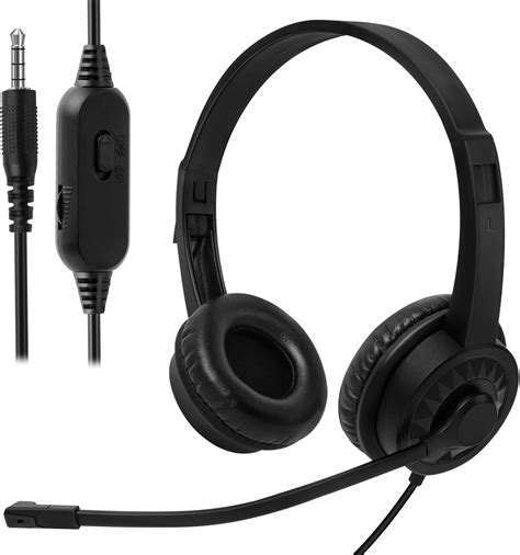 Wired office headset with 3.5 mm connector - onedirect.co.uk - balustradellc