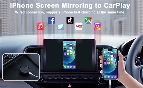 Wireless Carplay Adapter Screen Mirroring Adapter for Car Mirror … - balustradellc