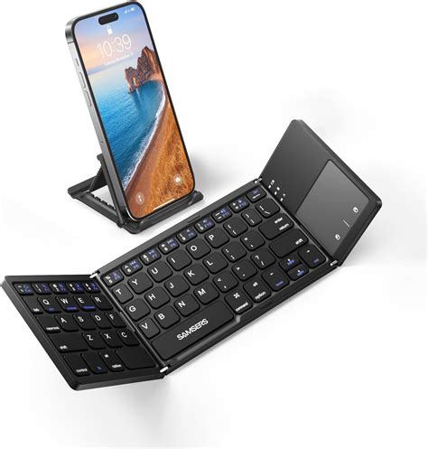 Wireless Foldable Bluetooth Keyboard with Touchpad – Portable Keyboard - balustradellc