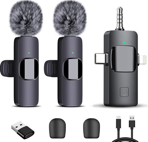 Wireless Lavalier Microphone for iPhone: Mini Microphones for … - balustradellc