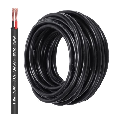 Wirelume 12 Gauge 2-Conductor Electrical Wire - 30FT Oxygen-Free Copper ... - balustradellc