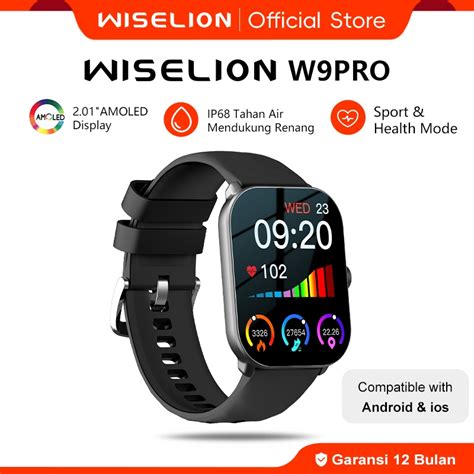 WISELION Smartwatch W9 Pro Baru Fashionable Jam … - balustradellc