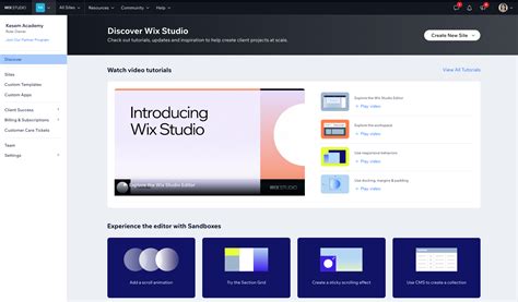 Wix Studio | The Web Platform Built for Agencies and … - balustradellc