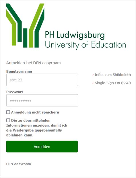 WLAN eduroam PH Ludwigsburg