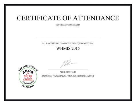 WM Certificate ABCB