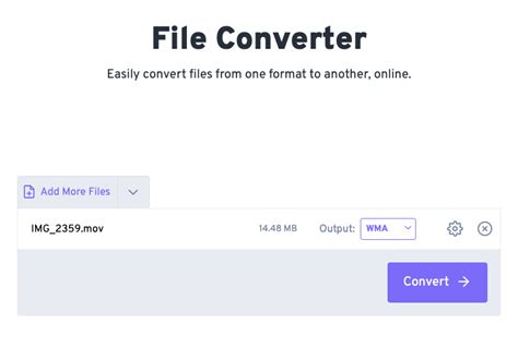 WMA to WMV Converter - FreeConvert.com