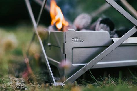 Wolf and Grizzly Campfire Trio | Portable Fire Pit, Folding Grill and ... - balustradellc