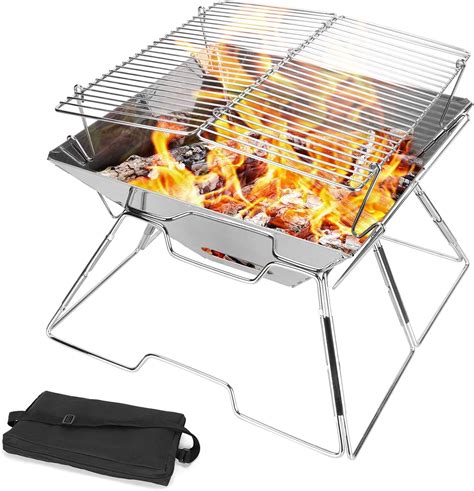 WOLF GRIZZLY GRILL, Compact Backpack Grill; The Perfect Over Fire Grill ... - balustradellc