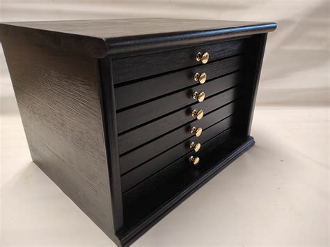 Wood and Velvet Coin Cabinet - Etsy - balustradellc