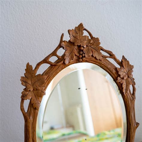 Wood Carved Antique Mirror Leaves - Etsy - balustradellc