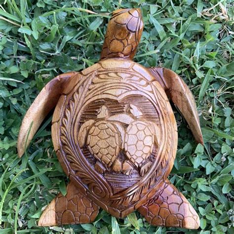 Wood Carving Sea Turtle - Etsy - muktibox.com