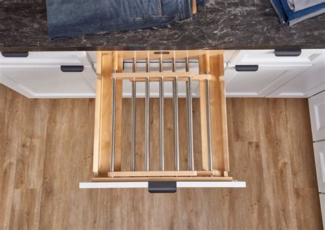 Wood Drying Rack Drawer - Rev-A-Shelf® - balustradellc