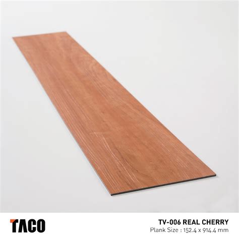 Wood Pattern Vinyl Flooring V 006 Real Cherry Taco - balustradellc