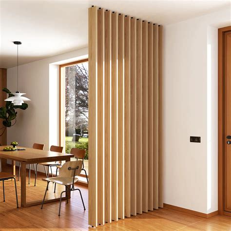 Wood Slat Room Dividers - balustradellc