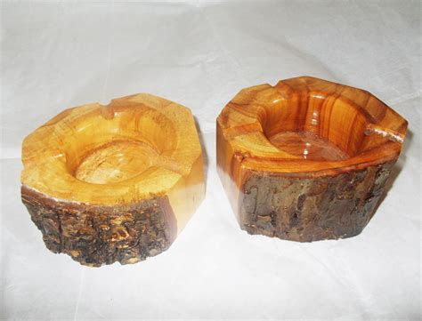 Wood Turned Ashtray - Etsy - balustradellc