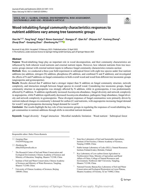 Wood-inhabiting fungal communities: Opportunities for integration of ... - raincitystudios.com