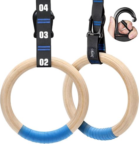 Wooden Gymnastic Rings 1.1",5BILLION Olympic Rings with … - balustradellc