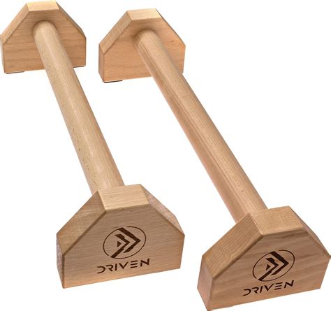 Wooden Parallettes Bars - 30CM Calisthenics Equipment for Handstand ... - balustradellc