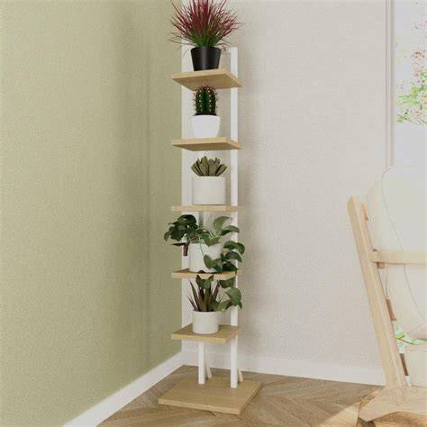 Wooden Vertical Plant Stand: Space-saving Home Decor - Etsy - raincitystudios.com