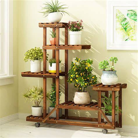 Wooden Vertical Plant Stand S - Alegre - raincitystudios.com