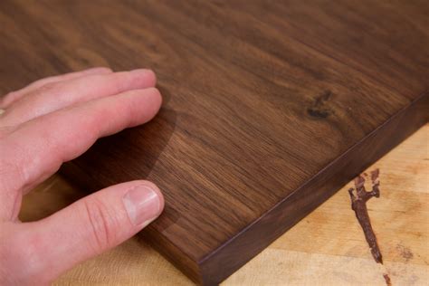 Woodworking: Applying Finish Oil To A Black Walnut Butcher - balustradellc