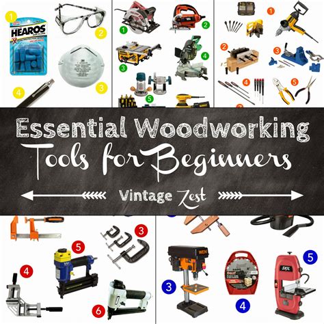 Woodworking Projects: Essential Beginner Tool List - balustradellc