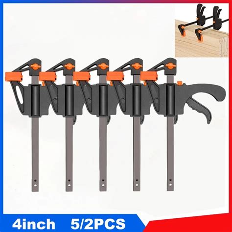 Woodworking Quick Ratchet Release Bar Clamp Set - balustradellc