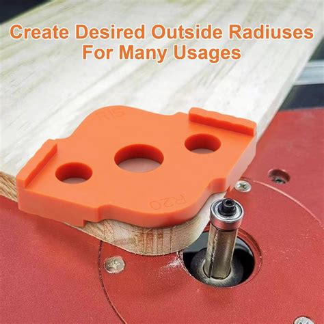 Woodworking Radius Jig Router Template Set for Round Corners - balustradellc