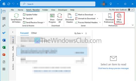 Work offline in Outlook - Microsoft Support - coolestguyplanet.net