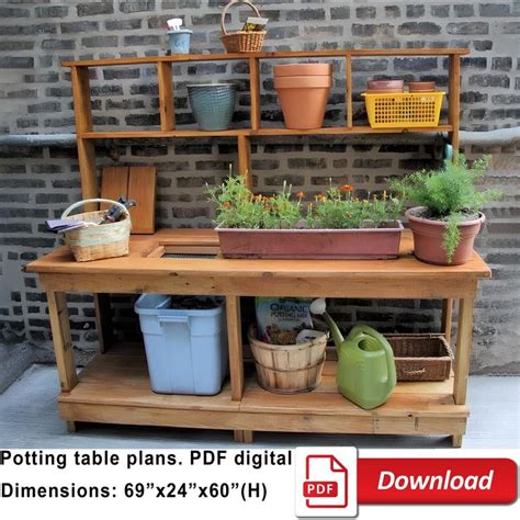 Workbench for Crafts, Garage, Potting, Shop - balustradellc