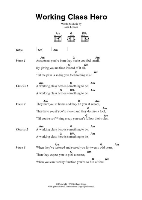 WORKING CLASS HERO CHORDS by Green Day @ Ultimate-Guitar.Com