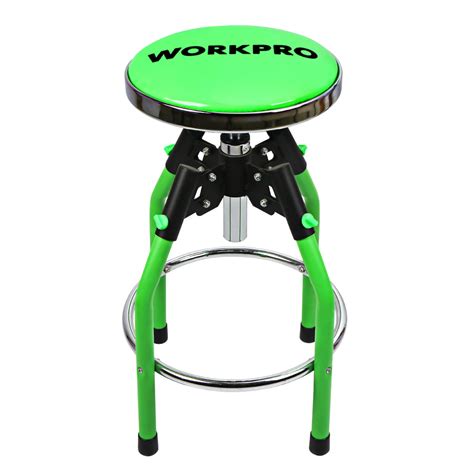 WORKPRO Heavy Duty Adjustable Hydraulic Shop Stool, Garage …