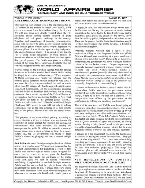 World Affairs Brief - balustradellc