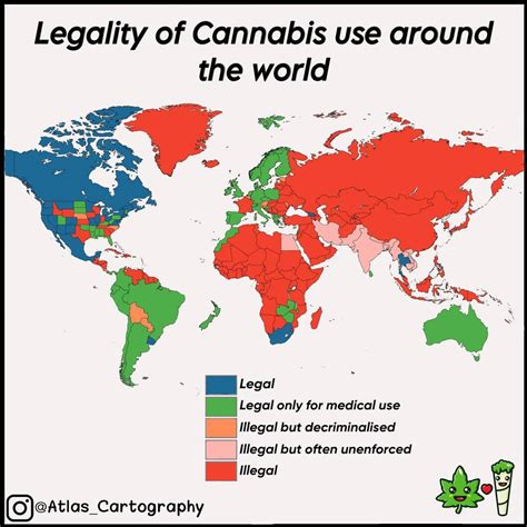 World Map of Cannabis Legality - balustradellc