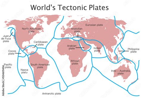 World Tectonic Plates Map - Maps of India - wintechmobiles.com