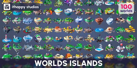 Worlds Islands - Low-Poly 3D Models Pack - ITHappy … - muktibox.com