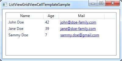 WPF Listview with Gridview cell template customization