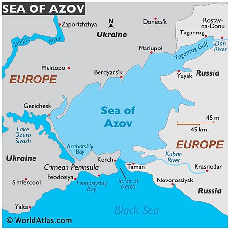 WPS - Waterways - Sea of Azov - World Port Source