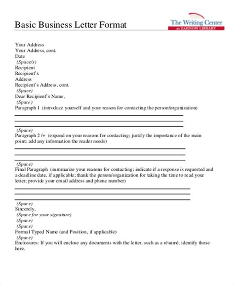 Writing the Basic Business Letter - Purdue OWL® - balustradellc
