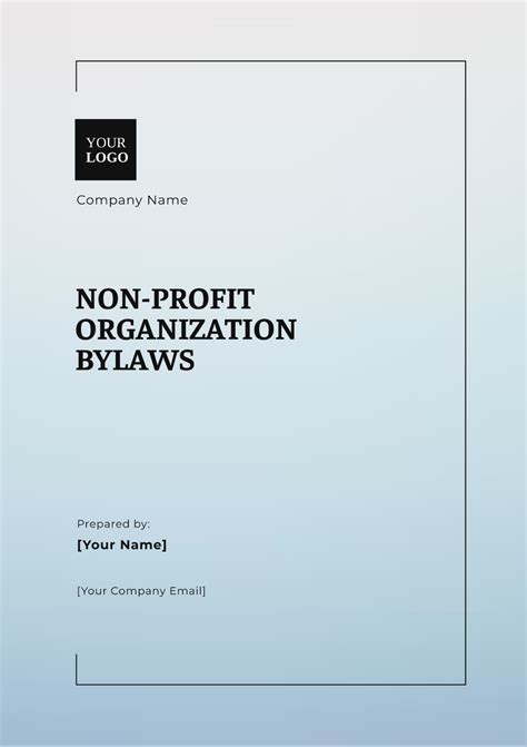 Writing Your Non Profit Bylaws + Template & Sample - balustradellc