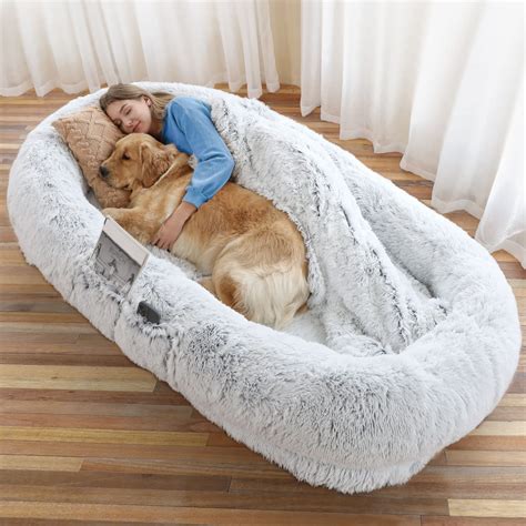 WROS Human Dog Bed, 71"x45"x14" Dog Beds for Humans Size …