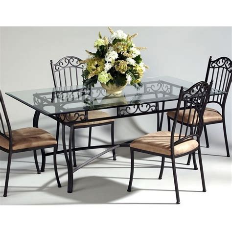 Wrought Iron Dining Tables | Elegant & Durable Dining - Iron Accents - balustradellc