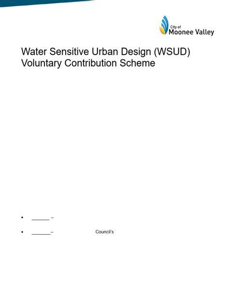 WSUD (offsite) voluntary contribution scheme - Water Sensitive SA - raincitystudios.com