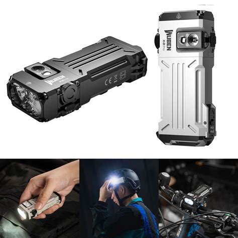 Wuben X2 Pro 1500 Lumens Magnetic EDC Tactical Flashlight - balustradellc