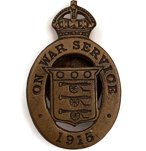 WW1 On War Service 1915 Lapel Badge - THOMAS FATTORINI …